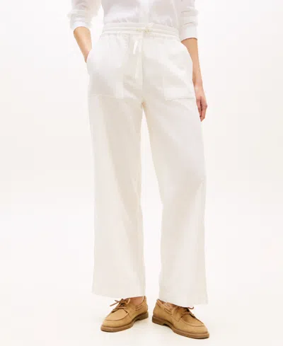 Tommy Hilfiger Women's Wide-leg Pull-on Pants In White