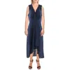 Tommy Hilfiger Womens Burnout Polyester Maxi Dress