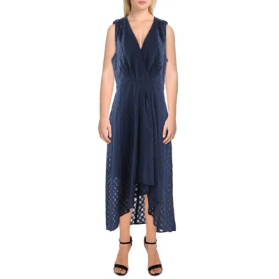 Tommy Hilfiger Womens Burnout Polyester Maxi Dress