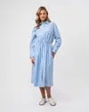 Tommy Hilfiger Md Blouson Ls Midi Shirt Dress