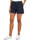 Tommy Hilfiger Womens High Rise Polka Dot Flat Front In White