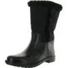 Tommy Hilfiger Womens Lugged Sole Pull On Winter & Snow Boots In Black