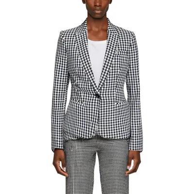 Tommy Hilfiger Womens Pocket Rayon One-button Blazer