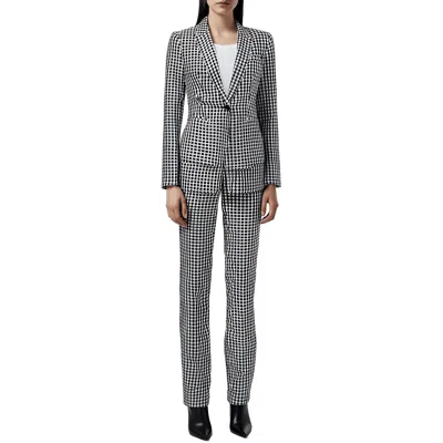 Tommy Hilfiger Womens Pocket Rayon One-button Blazer In Gray