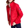 Tommy Hilfiger Quilted Zip-up Jacket In Red