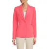 TOMMY HILFIGER WOMENS SHOULDER PADS POLYESTER ONE-BUTTON BLAZER