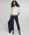 Tommy Hilfiger Womens Sloane Slim Leg Ankle Pants Sloane Slim Leg Ankle Pants In Blue