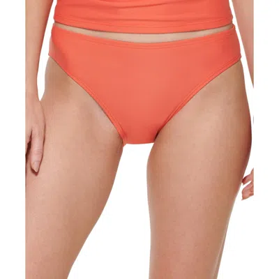 Tommy Hilfiger Womens Solid Bikini Swim Bottom Separates In Orange