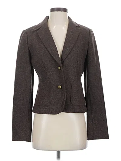Pre-owned Tommy Hilfiger Wool Blazer Jacket In Brown