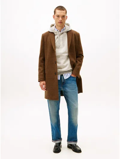 Tommy Hilfiger Wool In Brown