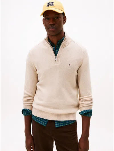 Tommy Hilfiger Wool Quarter In Gray
