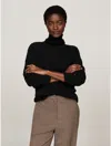 TOMMY HILFIGER RELAXED FIT WOOL TURTLENECK SWEATER