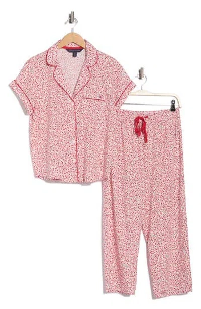 Tommy Hilfiger Woven Pajamas In Pink