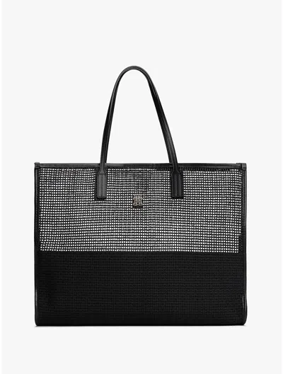 Tommy Hilfiger Woven Straw Large Tote Bag