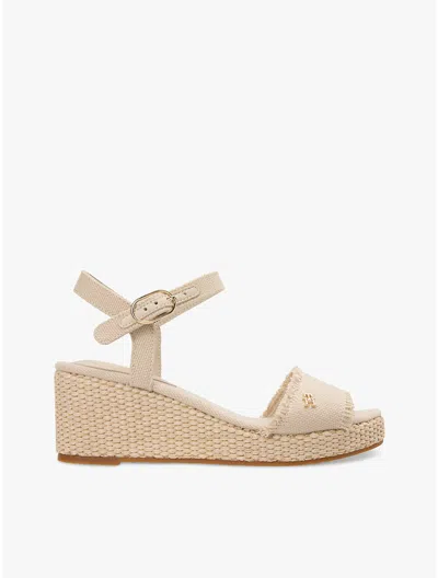 Tommy Hilfiger Woven Wedge Espadrille Sandal In Multi
