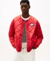 Tommy Hilfiger Apxgp Collection Quilted Liner Jacket In Red