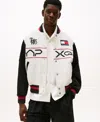 Tommy Hilfiger Casual Jacket With Contrast Sleeves And Graphic Print