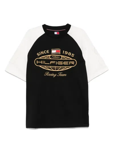 Tommy Hilfiger X Mercedes Cotton T-shirt In Black