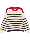 Tommy Hilfiger Sofia For Tommy Colorblock Stripe Sweater In Neutrals