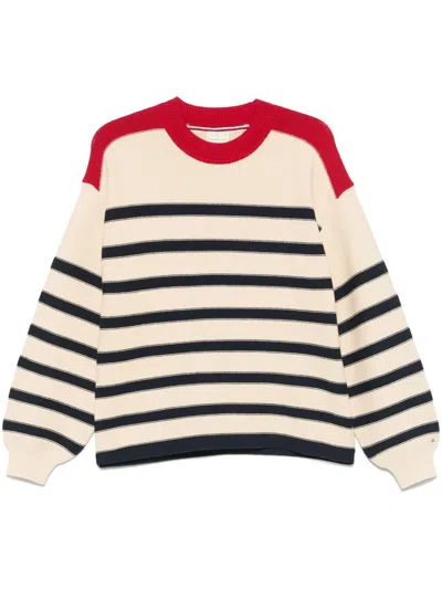 TOMMY HILFIGER X SOFIA RICHIE GRAINGE BRETON-STRIPE SWEATER