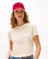 Tommy Hilfiger X Sofia Richie Grainge The Sofia Capsule Logo Baseball Cap In Dark Night Navy