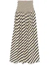 Tommy Hilfiger Jupe Longue À Motif Marinière In Neutrals