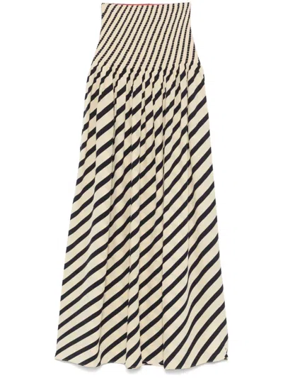 Tommy Hilfiger X Sofia Richie Grainge Pleated Maxi Skirt In Multicolour