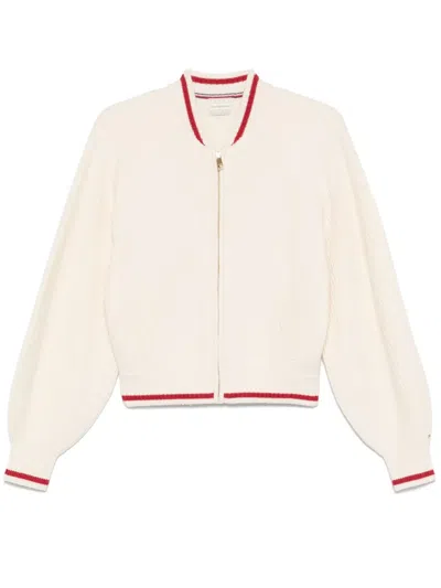 Tommy Hilfiger X Sofia Richie Grainge Striped Cardigan In Blue
