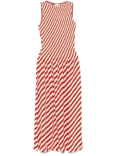 Tommy Hilfiger X Sofia Richie Grainge Striped Maxi Dress In Multicolour