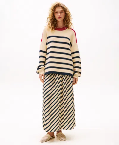 TOMMY HILFIGER X SOFIA RICHIE GRAINGE WOMEN'S BRETON STRIPED SWEATER