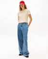Tommy Hilfiger X Sofia Richie Grainge Women's Cropped Cotton T-shirt In Ivory Petal