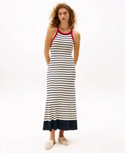 TOMMY HILFIGER X SOFIA RICHIE GRAINGE WOMEN'S STRIPED KNIT MAXI DRESS