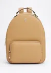 Tommy Hilfiger Zaino Th Soft Logotape Backpack In Beige