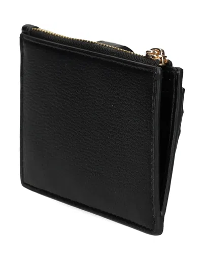 Tommy Hilfiger Zip-fastening Cardholder In Black