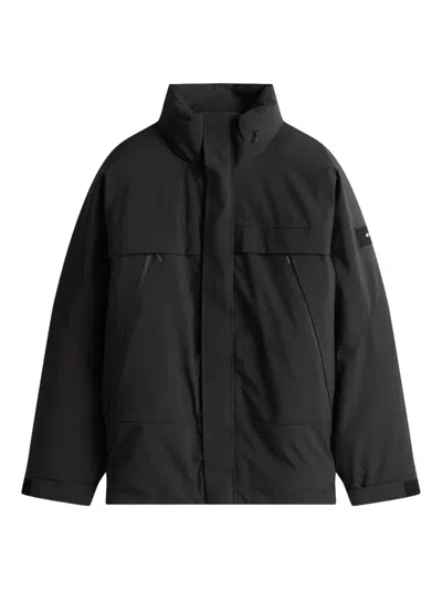Tommy Hilfiger Zip Pocket Lightweight Jacket In Black