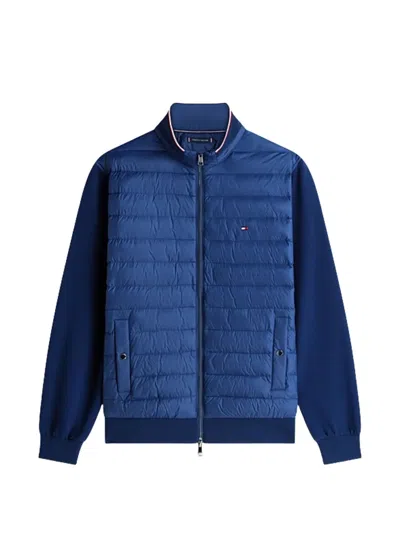 Tommy Hilfiger Zip Quilted Jacket In Blue