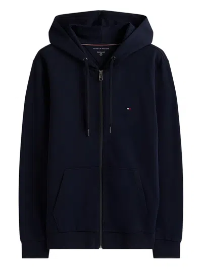 Tommy Hilfiger Zip-up Hoodie In Blue