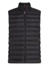 Tommy Hilfiger Zip-up Padded Gilet In Black