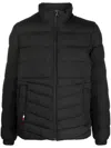 Tommy Hilfiger Zip-up Quilted Jacket In Black