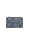 Tommy Hilfiger Zip Wallet In Blue