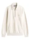 Tommy Hilfiger Zipped Polo Shirt In Neutral