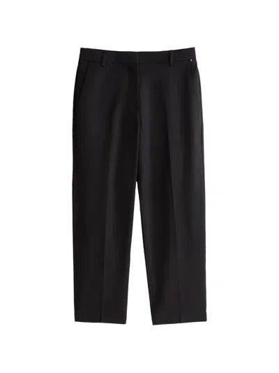 Tommy Hilfiger Zipped Trousers In Black