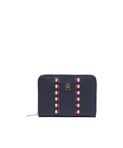 Tommy Hilfiger Zipper Wallet In Blue