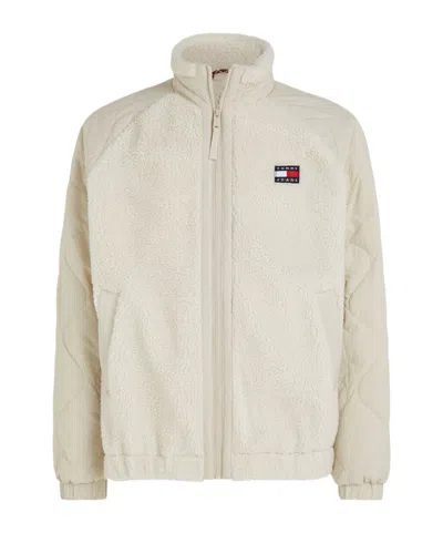 Tommy Hilfiger Zippered Casual Jacket In Neutral