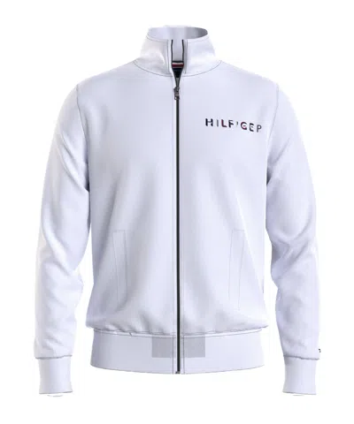 Tommy Hilfiger Zippered Casual Jacket In White