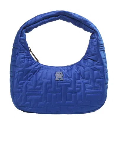 Tommy Hilfiger Zippered Handbag In Blue