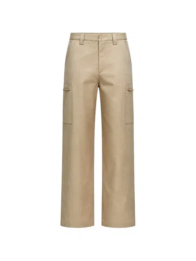 Tommy Hilfiger Zip-pocket Cargo Pants In Neutral