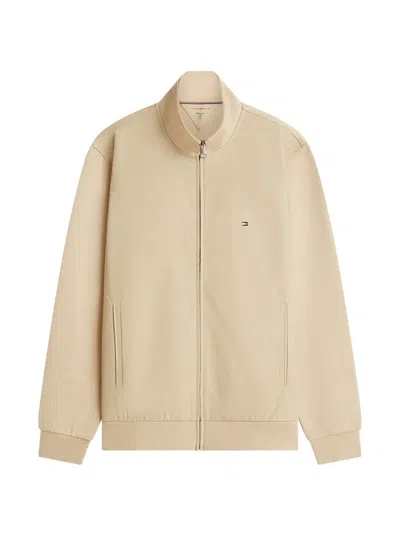 Tommy Hilfiger Zip-up Shirt Jacket In Neutral