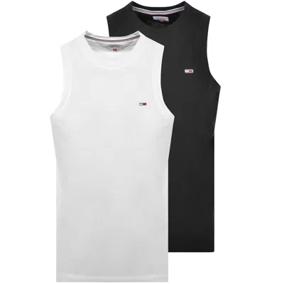 Tommy Jeans 2 Pack Vests In White