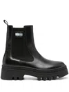 Tommy Jeans 40mm Chelsea Boots In Black